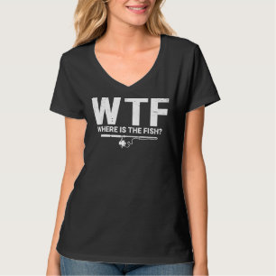 Wtf, wo der Fisch Eis fischt Eisfisch T-Shirt