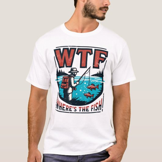 WTF, wo der Fisch ist T-Shirt (Vorderseite)