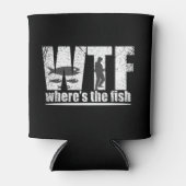 WTF, wo der Fisch lustig ist Dosenkühler (Vorderseite)