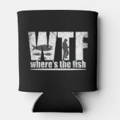 WTF, wo der Fisch lustig ist Dosenkühler (Rückseite)
