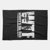 WTF, wo der Fisch lustig ist Geschirrtuch (Horizontal)