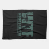 WTF, wo der Fisch lustig ist Geschirrtuch (Horizontal)