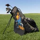 WTF, wo die Dackel zu Essen Halloween Hund T-Rex D Golfhandtuch (Gras)