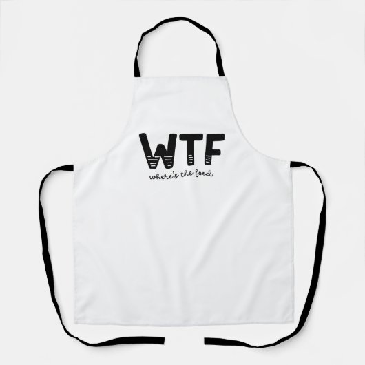 WTF Wo ist das Essen? Schürze (Vorderseite)