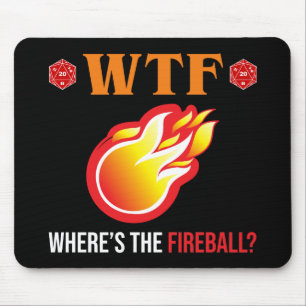 WTF - Wo ist der Feuerball? Mousepad