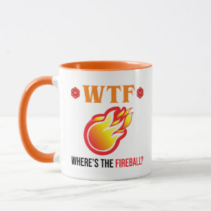 WTF - Wo ist der Feuerball? Tasse