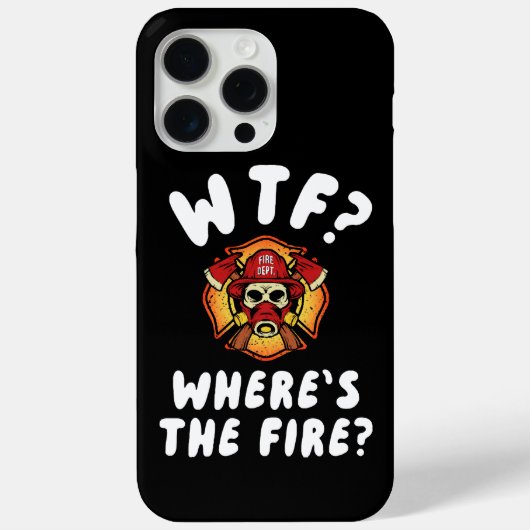 WTF Wo ist der Feuerwehrmann? Case-Mate iPhone Hülle (Rückseite)