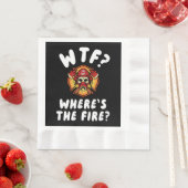 WTF Wo ist der Feuerwehrmann? Serviette (Beispiel)