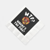 WTF Wo ist der Feuerwehrmann? Serviette (Ecke)