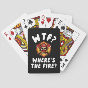 WTF Wo ist der Feuerwehrmann? Spielkarten