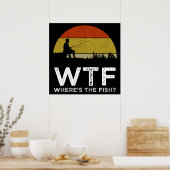 WTF - Wo ist der Fisch? Poster (Küche)