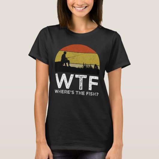 WTF - Wo ist der Fisch? T-Shirt (Vorderseite)