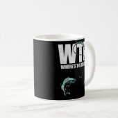 Wtf Wo ist der Fischfang? Kaffeetasse (VorderseiteRechts)