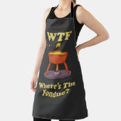 WTF Wo ist der Fondue? T - Shirt Schürze (InSitu)