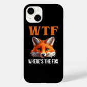 WTF - Wo ist der Fuchs? Case-Mate iPhone Hülle (Rückseite)