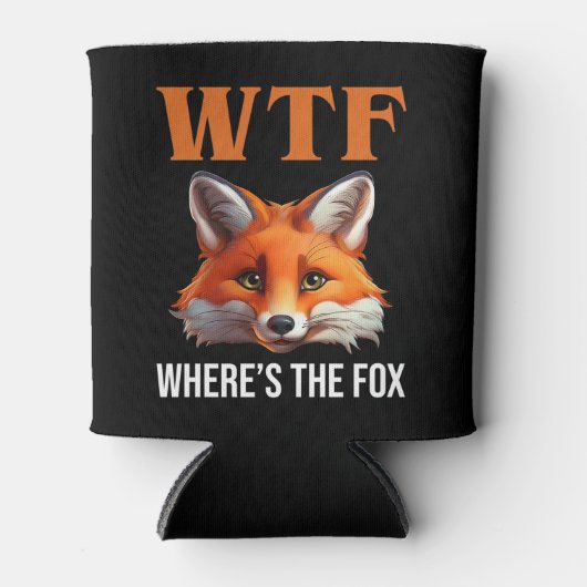 WTF - Wo ist der Fuchs? Dosenkühler (Vorderseite)