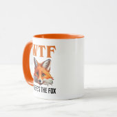 WTF - Wo ist der Fuchs? Tasse (Vorderseite Links)