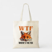 WTF - Wo ist der Fuchs? Tragetasche (Rückseite)