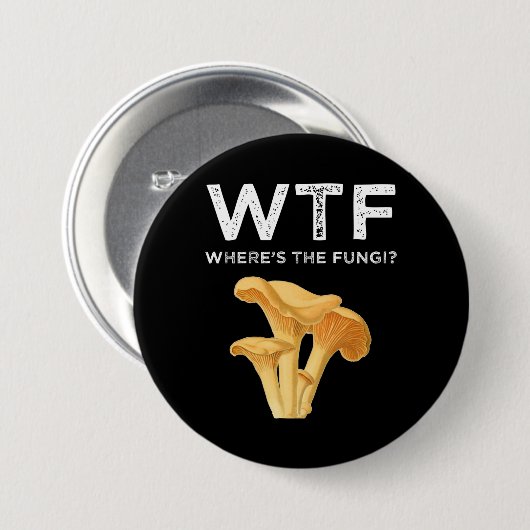 WTF - Wo ist der Fungi? Button (Vorne & Hinten)