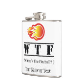 WTF - Wo ist die Feuerkugel? Flachmann (Links)