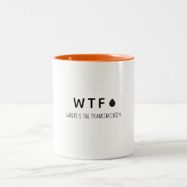 WTF Wo ist die Frankenweihe? Zweifarbige Tasse