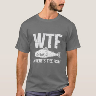 WTF Wo ist sie Fisch Freunde T-Shirt