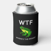 WTF - Wo sind die Frösche? Dosenkühler (Kanne Rückseite)