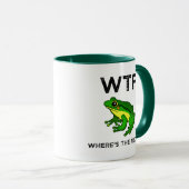 WTF - Wo sind die Frösche? Tasse (VorderseiteRechts)