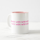 WTF! WTF! Tasse! Zweifarbige Tasse (Vorderseite Links)