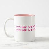WTF! WTF! Tasse! Zweifarbige Tasse (Links)