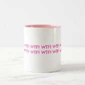 WTF! WTF! Tasse! Zweifarbige Tasse (Mittel)