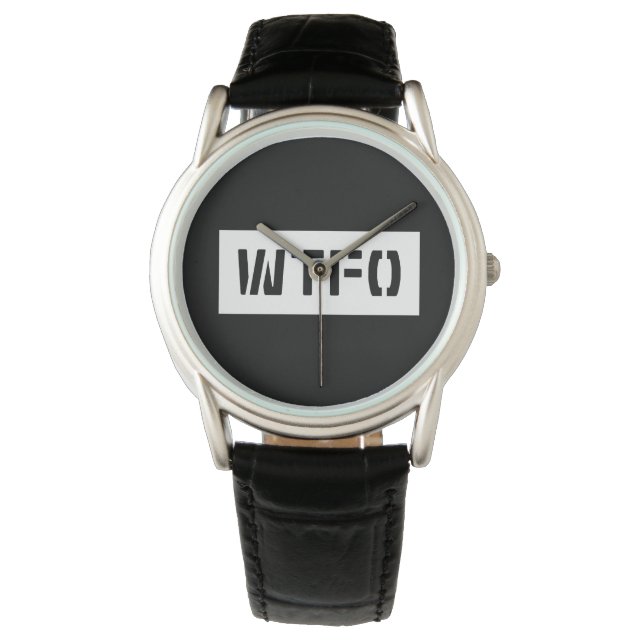 WTFO ARMBANDUHR (Vorderseite)