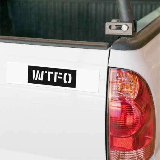 WTFO AUTOAUFKLEBER (Auf Lkw)