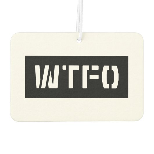 WTFO AUTOLUFTERFRISCHER (Rückseite)