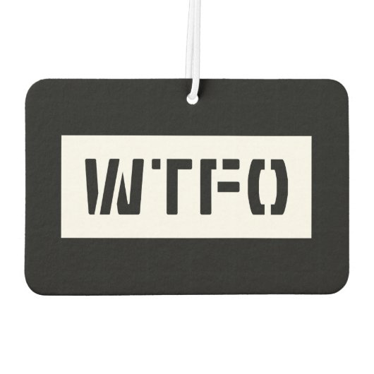 WTFO AUTOLUFTERFRISCHER (Rückseite)