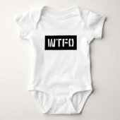 WTFO BABY STRAMPLER (Vorderseite)