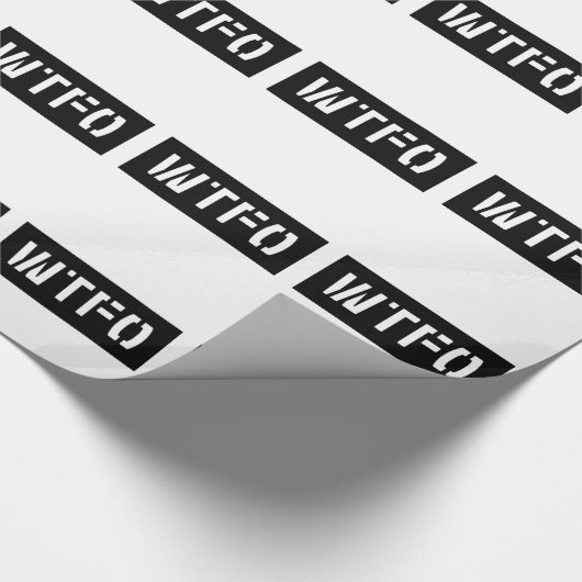 WTFO GESCHENKPAPIER (Ecke)