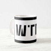 WTFO KAFFEETASSE (Vorderseite Links)