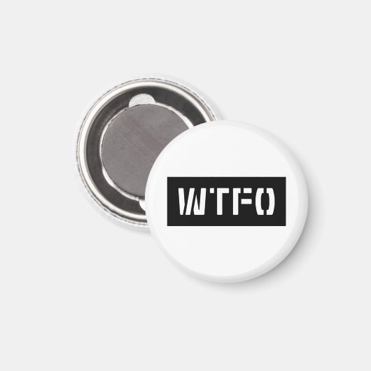 WTFO MAGNET (Vorderseite/Rückseite)