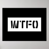 WTFO POSTER (Vorne)