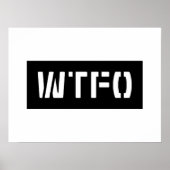 WTFO POSTER (Vorne)