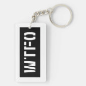 WTFO SCHLÜSSELANHÄNGER (Rückseite)