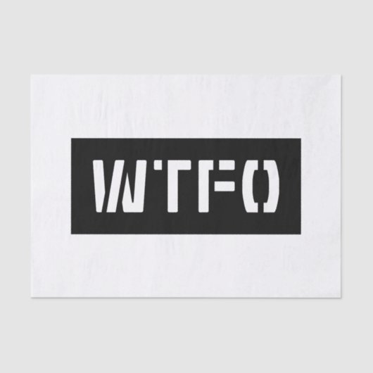 WTFO SEIDENPAPIER (Vorderseite)