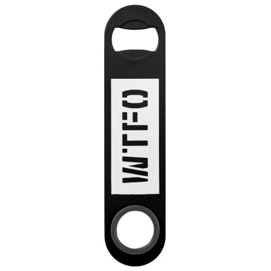 WTFO SPEED FLASCHENÖFFNER (Vorderseite)