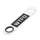 WTFO SPEED FLASCHENÖFFNER (Rückseite Schrägansicht)