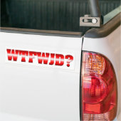 WTFWJD? AUTOAUFKLEBER (Auf Lkw)