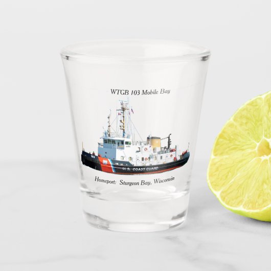 WTGB 103 Mobile-Bay-Schussglas Schnapsglas (Vorderseite)