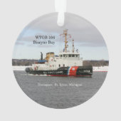 WTGB 104 Biscyne Bay Acryloramen Ornament (Rückseite)