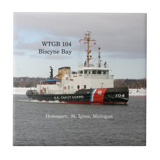 WTGB 104 Biscyne Bay Fliesen (Vorderseite)