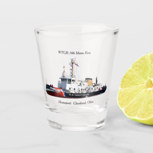 WTGB 106 Morro Bay Schussglas Schnapsglas (Vorderseite)